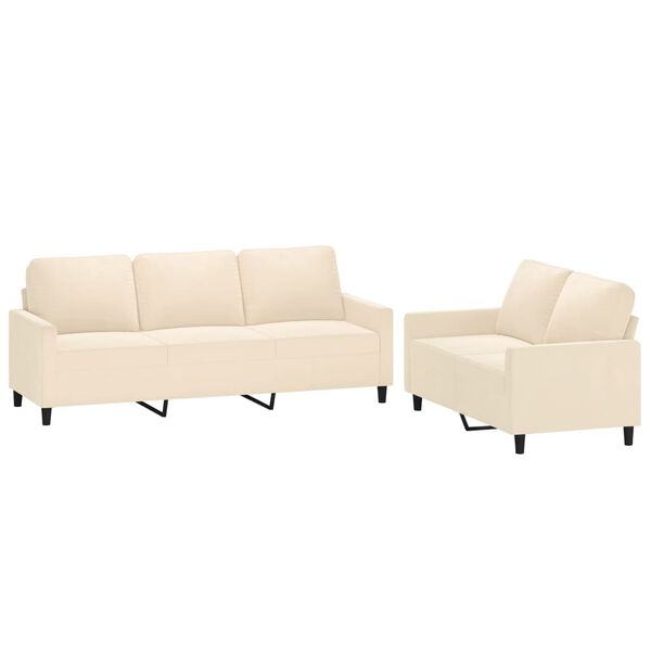 vidaXL 2-dielna sedacia s&uacute;prava s vank&uacute;&scaron;mi kr&eacute;mov&aacute; zamat