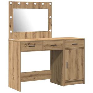 vidaXL Toaletn&yacute; stol&iacute;k 2 ks Hned&aacute; 40 x 41 x 75 cm Kompozitn&eacute; drevo