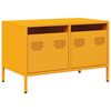 vidaXL TV skrinka horčicovožlt&aacute; 68x39x43,5cm oceľ valcovan&aacute; za studena