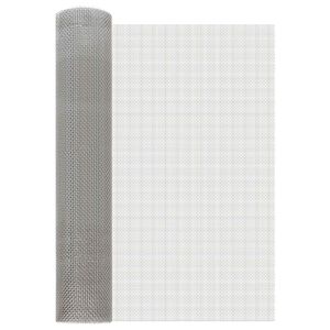 vidaXL Sieťov&aacute; obrazovka 60 x 500 cm 6 Mesh Nerezov&aacute; oceľ 201