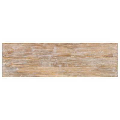 vidaXL Konzolový stolík 100x30x75 cm masívne mangovníkové drevo