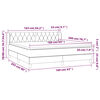 vidaXL Boxspring posteľ s matracom tmavohned&aacute; 160x200 cm l&aacute;tka