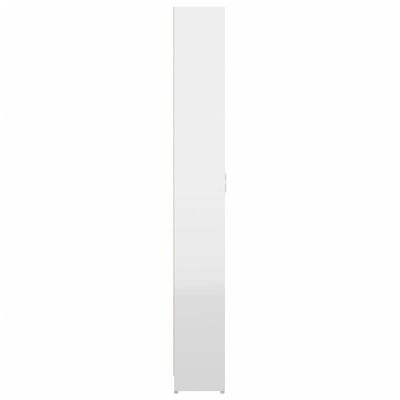 vidaXL Šatník do chodby, lesklý biely 55x25x189 cm, kompozitné drevo