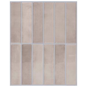 vidaXL Obdĺžnikov&aacute; dlažba 20 pcs Bežov&aacute; k&aacute;va 29 x 23 x 0,08 cm