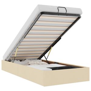 vidaXL Osmansk&yacute; r&aacute;m postele bez matraca kr&eacute;mov&aacute; 80x200 cm l&aacute;tka