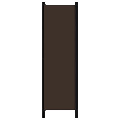 vidaXL 3-panelový paraván hnedý 150x180 cm
