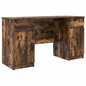 vidaXL St&ocirc;l Tmav&yacute; dub Kompozitn&eacute; drevo 140 x 49 x 76 cm