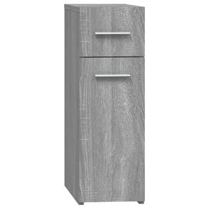 vidaXL Skrinka na lieky siv&yacute; dub sonoma 20x45,5x60 cm spracovan&eacute; drevo