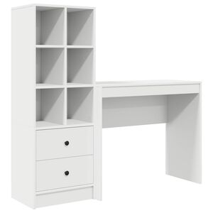 vidaXL St&ocirc;l Biela 135,5 x 40 x 127 cm 2 ks