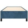 vidaXL Posteľ bez matraca tmavomodrý 80x200 cm zamat