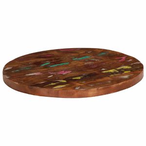vidaXL Stolov&aacute; doska &Oslash; 40x2,5 cm okr&uacute;hla mas&iacute;vne recyklovan&eacute; drevo