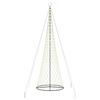 vidaXL LED vianočn&yacute; stromček Tepl&aacute; biela 500 cm Kov