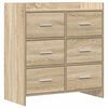 vidaXL Serv&iacute;rovacia skriňa Dub sonoma 75 x 33 x 80 cm Kompozitn&eacute; drevo