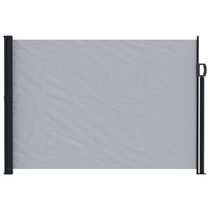 vidaXL Retračn&aacute; bočn&aacute; mark&iacute;za 600 x 140 cm Polyester Obdĺžnikov&yacute; Siv&aacute;