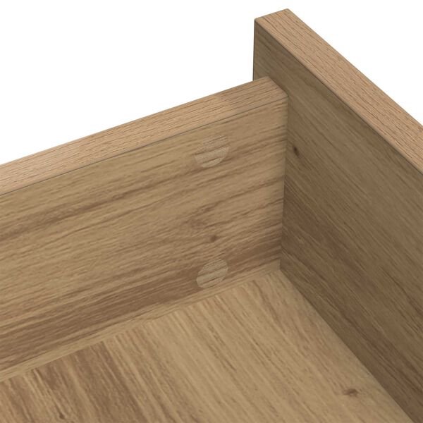 vidaXL Samolepiaci obal na skrutky 2 pcs Remeseln&yacute; dub &Oslash; 20 x 0,5 mm