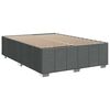 vidaXL Boxspring posteľ s matracom tmavosiv&aacute; 140x190 cm l&aacute;tka