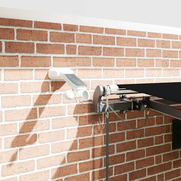 vidaXL Text&iacute;lia na slnečn&iacute;k s Čierna 450 &times; 350 cm Polyester