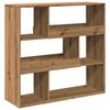 vidaXL Knižnica/deliaca stena dub artisan 100x33x94,5 cm