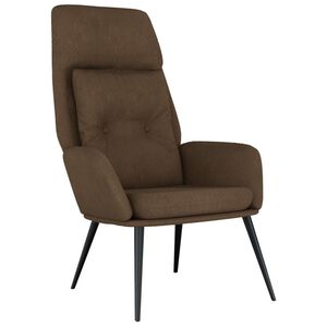 vidaXL Relaxačn&eacute; kreslo hned&eacute; umel&aacute; semi&scaron;ov&aacute; koža