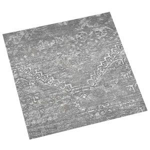 vidaXL Samo-lepiace podlahov&eacute; dosky Bet&oacute;novo siv&aacute; 30,5 x 30,5 cm 20 ks
