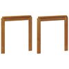 vidaXL Opierky r&uacute;k 2 pcs Hned&aacute; 59 x 6 x 61 cm Kompozitn&eacute; drevo