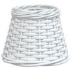 vidaXL Tienidlo na stropn&uacute; lampu biele &Oslash;15x12 cm pr&uacute;ten&eacute;