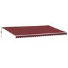 vidaXL Automaticky zaťahovacia mark&iacute;za v&iacute;nov&aacute; 600x350 cm