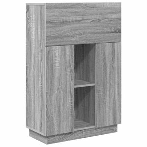 vidaXL St&ocirc;l Siv&yacute; Sonoma Kompozitn&eacute; drevo 71.5 x 31.5 x 106.5 cm