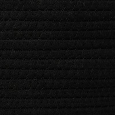 vidaXL Úložné koše 2 ks biele a čierne bavlna