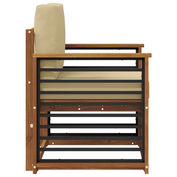 vidaXL Z&aacute;hradn&aacute; s&uacute;prava gaučov Mas&iacute;vne ak&aacute;ciov&eacute; drevo a polyester