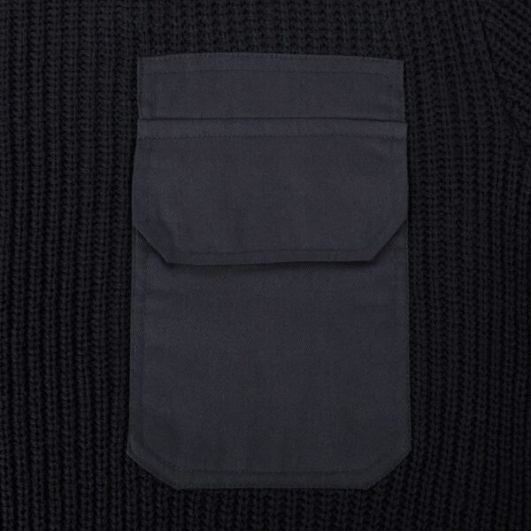 vidaXL Pánsky pracovný pulóver čierny veľkosť XL