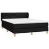 vidaXL Boxspring posteľ s matracom čierny 140x190 cm l&aacute;tka