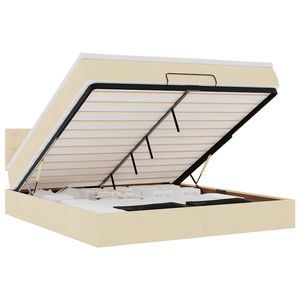 VidaXL Osmansk&aacute; posteľ s kr&eacute;mov&yacute;m matracom 180x200cm L&aacute;tka