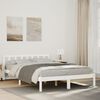 vidaXL Extra dlh&aacute; posteľ bez matraca biela 160x210 cm mas&iacute;vna borovica