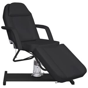 vidaXL Mas&aacute;žny st&ocirc;l, čierny 180x62x(87-112) cm