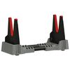 vidaXL Streleck&aacute; opierka Nastaviteľn&eacute; Siv&aacute; 46 x 14 x 19,5 cm Plast