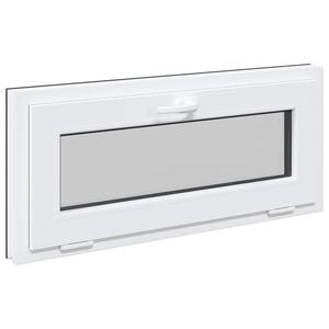 vidaXL Podkrovn&eacute; okno RISOR 90 x 40 cm PVC a sklo Antracitov&aacute;