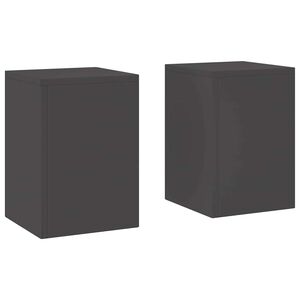 vidaXL Stojan na rastliny 2 pcs Čierna 24 x 24 x 35 cm Oceľ