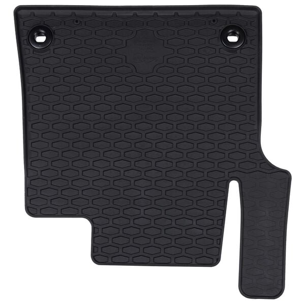 vidaXL Autokoberec 3 pcs Čierna TPE