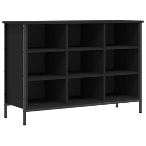 vidaXL Botn&iacute;k čierny 100x35x70 cm kompozitn&eacute; drevo