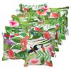 vidaXL Podložka 12 ks HOUTEN Viacfarebn&yacute; 40 x 40 cm Polyester