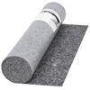 vidaXL Ochrann&yacute; koberec z fl&iacute;cu, 50 m, 280 g/m&sup2;, siv&yacute;