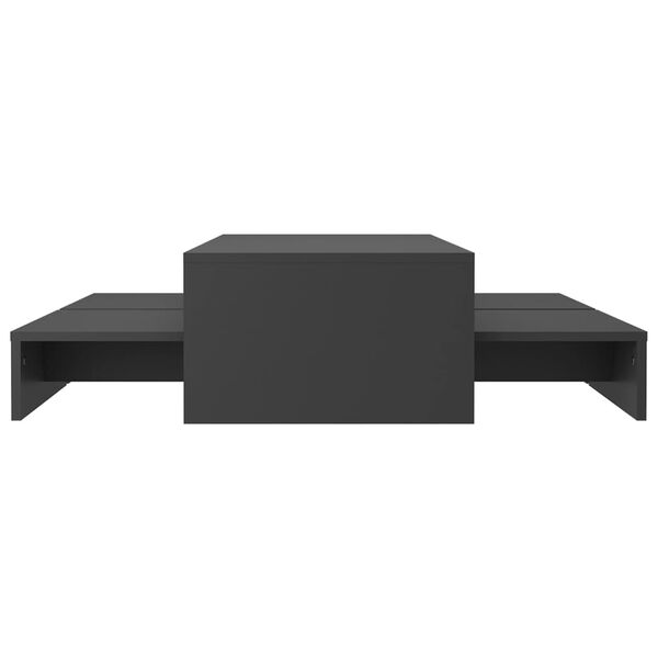 vidaXL Zas&uacute;vacie stol&iacute;ky, siv&eacute; 100x100x26,5 cm, kompozitn&eacute; drevo