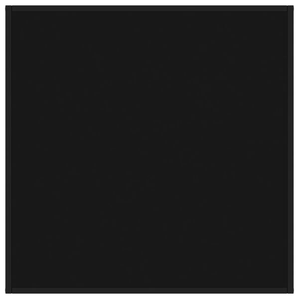 vidaXL Konferenčn&yacute; stol&iacute;k, čierny, čierne sklo 90x90x50 cm