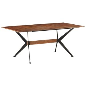 vidaXL Jed&aacute;lensk&yacute; st&ocirc;l 180x90x76 cm mangovn&iacute;kov&yacute; mas&iacute;v