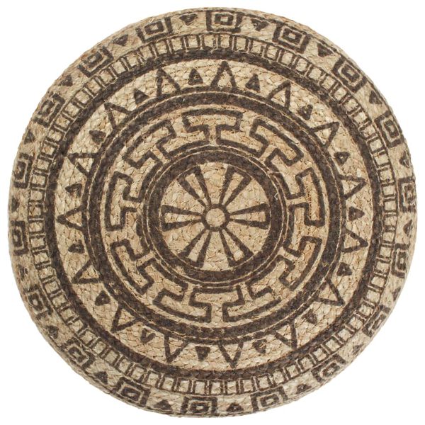 vidaXL Ručne vyroben&aacute; taburetka hned&aacute; 45x30 cm jutov&aacute;