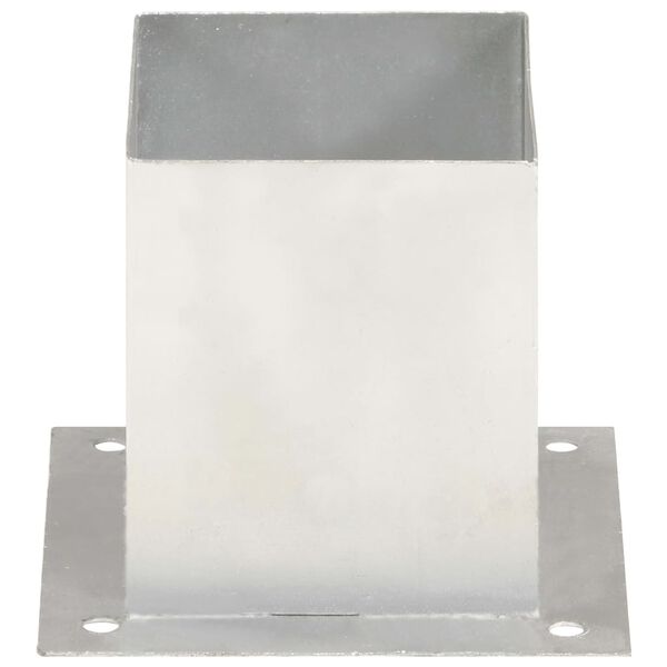 vidaXL Kotvy na stĺpiky 4 ks 121 mm galvanizovaný kov