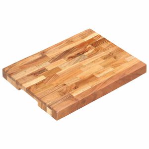 vidaXL Doska na kr&aacute;janie 40x30x4 cm mas&iacute;vne ak&aacute;ciov&eacute; drevo