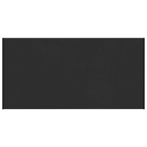 vidaXL Parapetn&eacute; dosky Čierne s drevenou text&uacute;rou 60 x 40 x 4,5 cm PVC