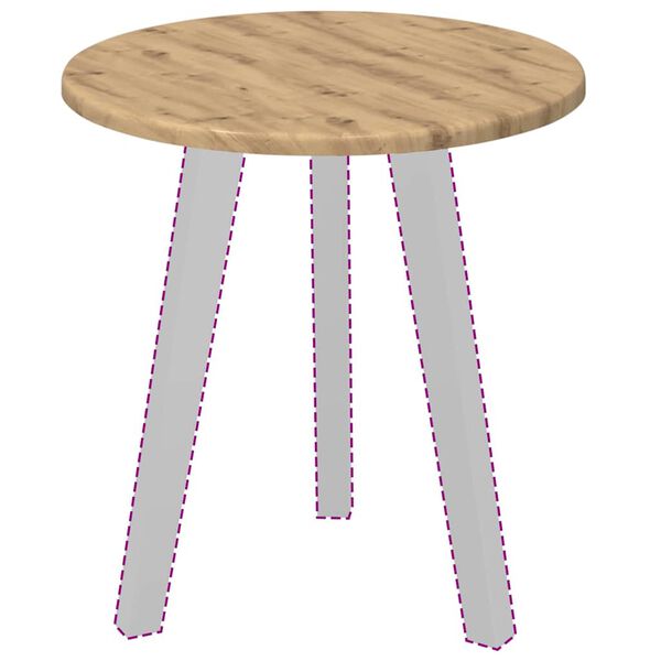 vidaXL Vrchn&aacute; doska dub artisan 40 x 40 x 1,5 cm Kompozitn&eacute; drevo